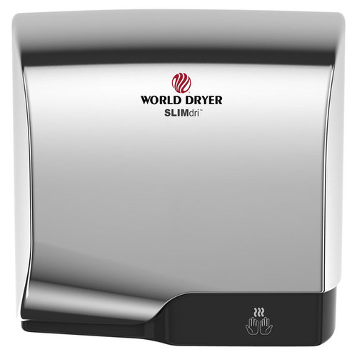 World Dryer L-970A SLIMdri Polished Chrome ADA Hand Dryer - Universal Voltage World Dryer L-970A SLIMdri Polished Chrome ADA Hand Dryer - Universal Voltage